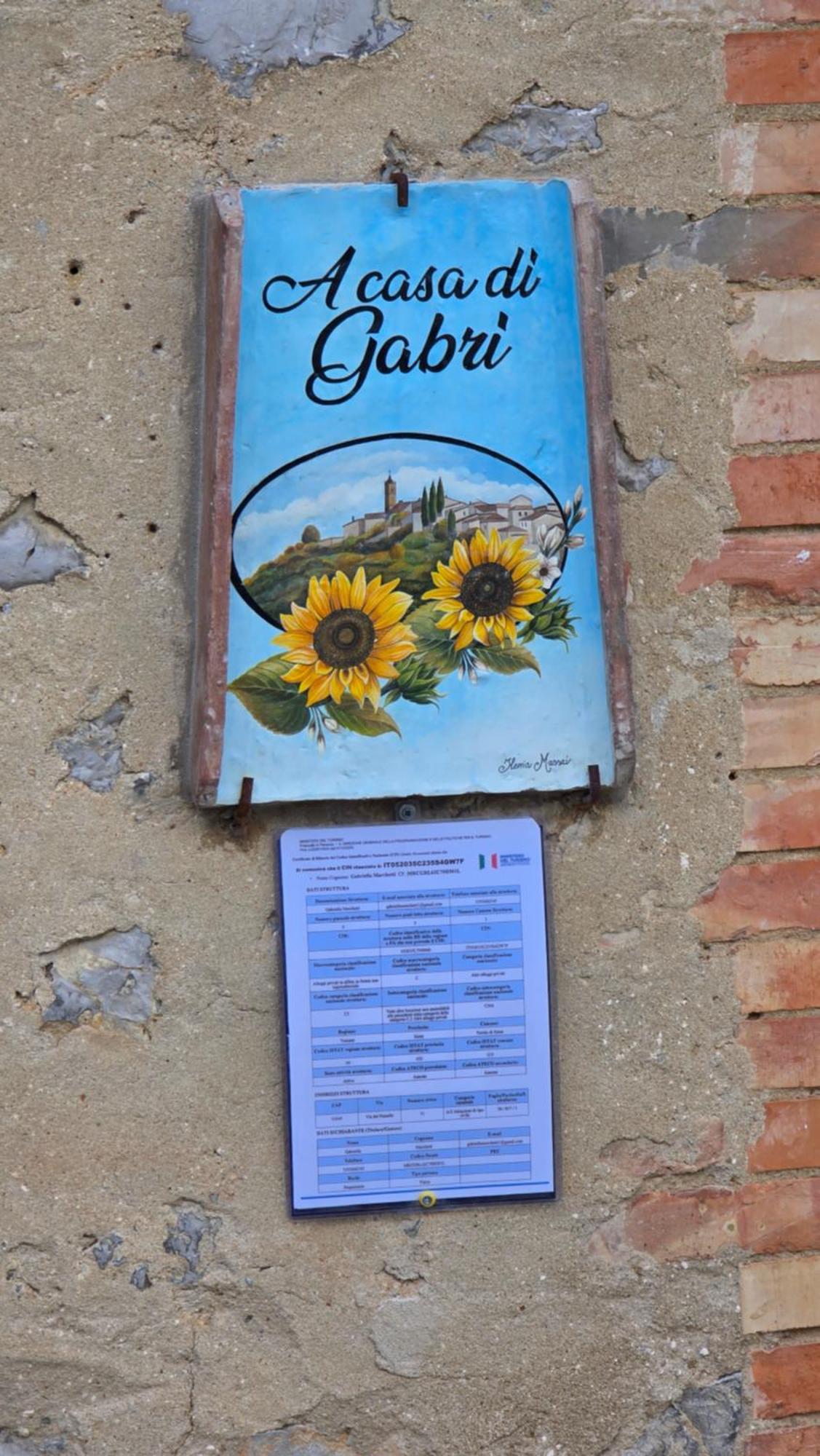 A Casa Di Gabri Villa Montefollonico Exteriör bild
