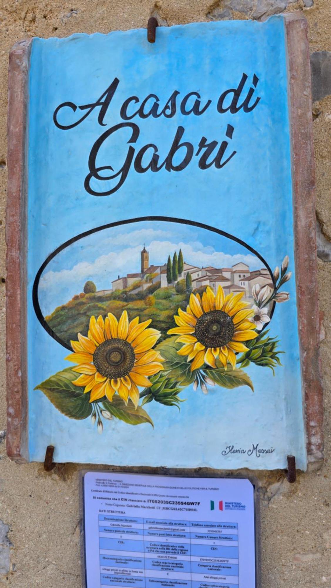 A Casa Di Gabri Villa Montefollonico Exteriör bild