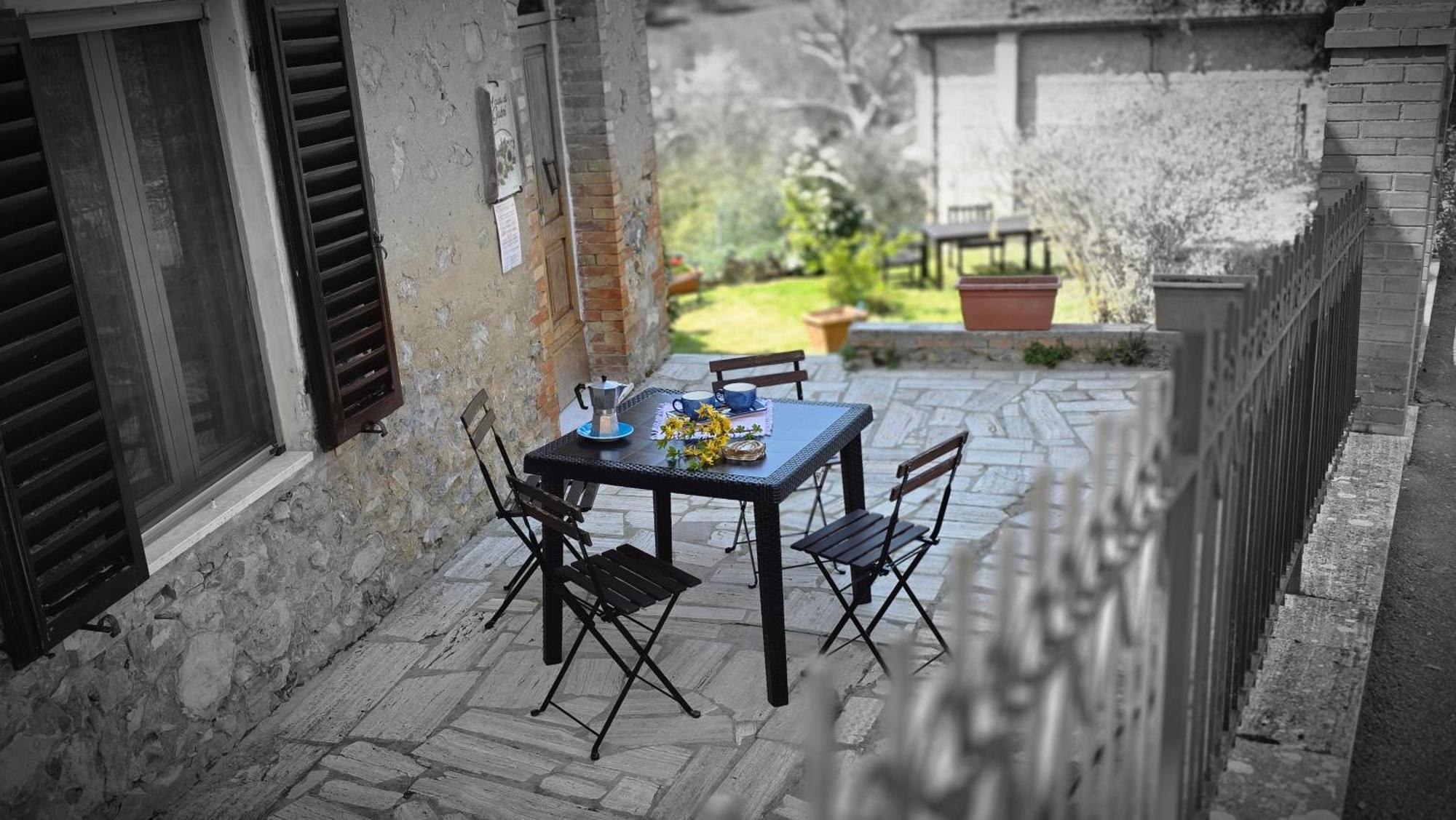 A Casa Di Gabri Villa Montefollonico Exteriör bild